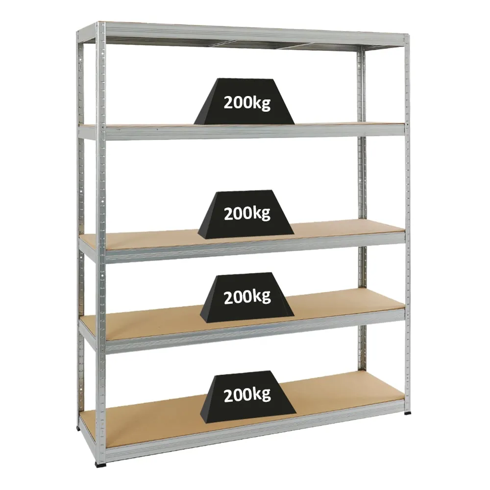 Schwerlastregal Giant Elephant | HxBxT 180x150x45cm | Fachlast 200kg | Verzinkt