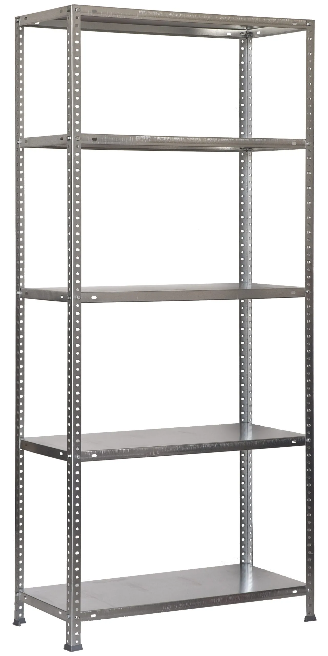 Schraubregal PANDA | HxBxT 180x90x40cm | Fachlast 100kg | Grau