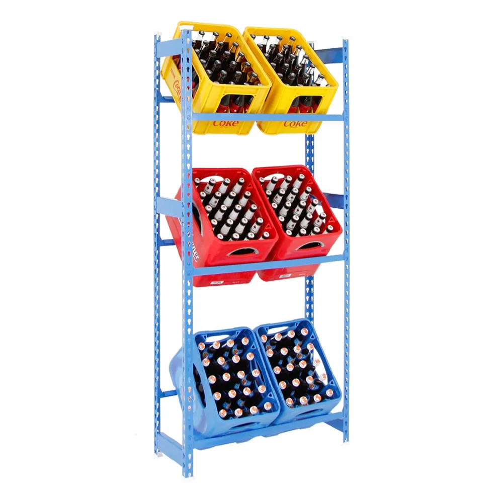 Getränkekistenregal BIG CAMEL | HxBxT 180x80x30cm | Blau