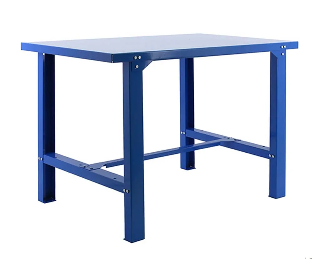 Werkbank BUFFALO METAL | HxBxT 83x180x73cm | Traglast 600kg | Blau