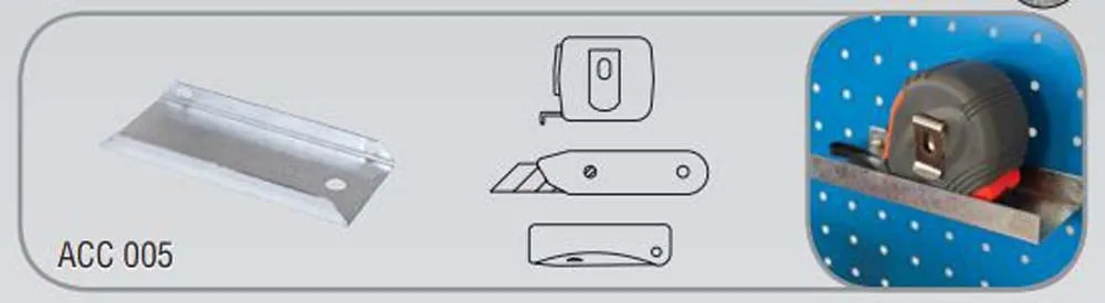Messerhalter für Werkzeugwand