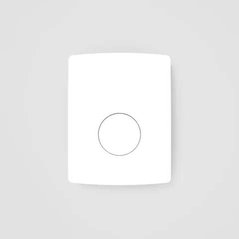 Urinal-Abdeckplatte Kunststoff, weiß