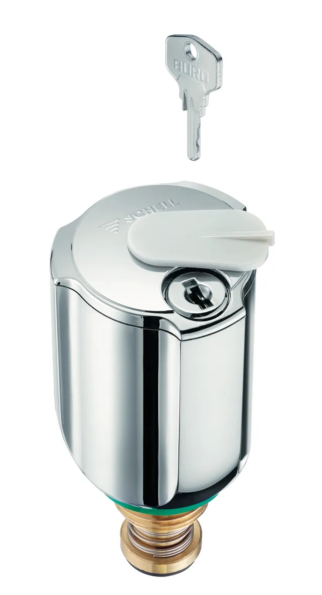 COMFORT-Griff SECUR, RFV, abschließbar, DN 15 G 1/2 AG, chrom