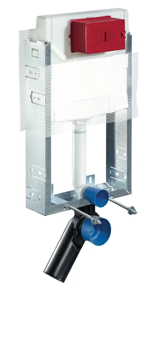 WC-Modul MONTUS, Typ C-N 120, B 42 cm x H 77 cm, Rahmen verzinkt