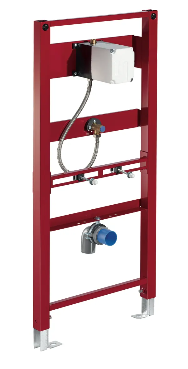 Urinal-Modul MONTUS, Typ COMPACT II, B 50 cm x H 124 cm, Rahmen pulverbeschichtet