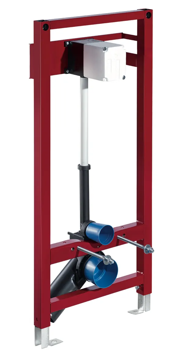 WC-Modul MONTUS, Typ COMPACT II, B 50 cm x H 115 cm, Rahmen pulverbeschichtet