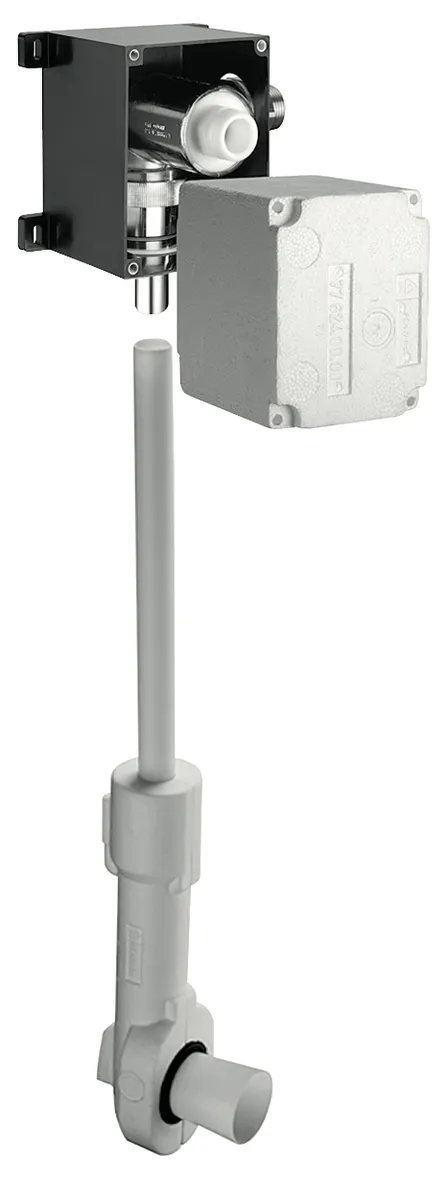 Unterputz-WC-Druckspüler COMPACT II, Masterbox, Rohrunterbrecher (DIN EN 12541), Spülstrom: 1,0 - 1,3 l/s, DN 20 G 3/4 AG (rechts), Spülrohr Ø 45 mm