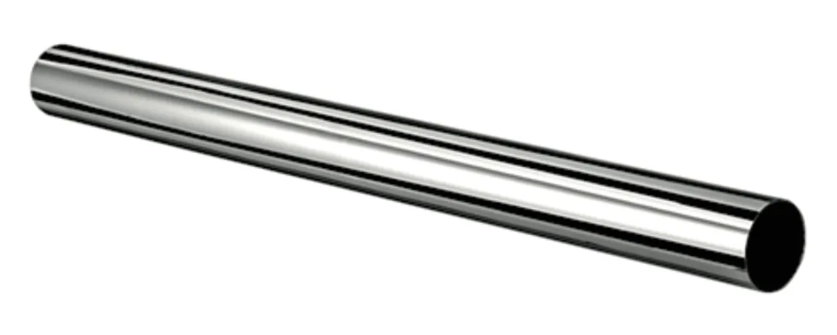 Siphon-Abflussrohr lang, Baulänge: 400 mm, chrom