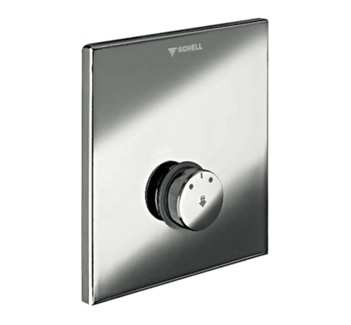 Unterputz-Dusche LINUS D-SC-M, Mischwasser, Frontplatte, Frontplatte chrom