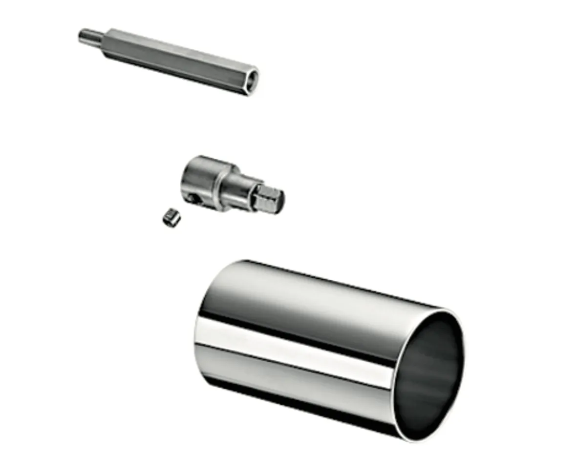 Verlängerungsset D-C-M, Verlängerung um: 25 mm, chrom