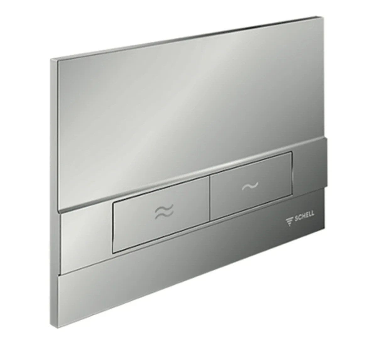 WC-Betätigungsplatte MONTUS BOARD, Frontplatte chrom