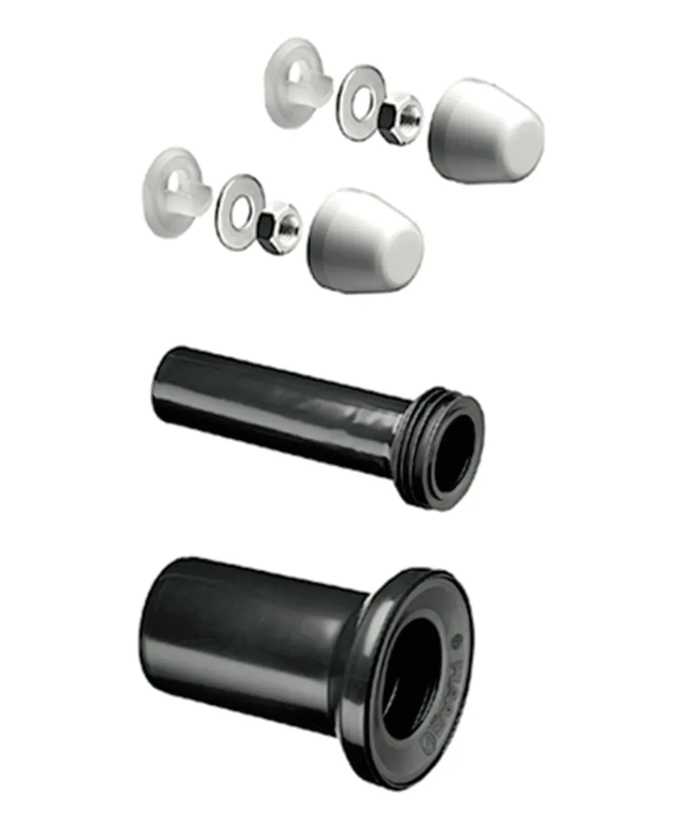 WC Zu- und Ablaufset für wandhängendes WC, Anschlussrohr: Ø 45 mm x 230 mm