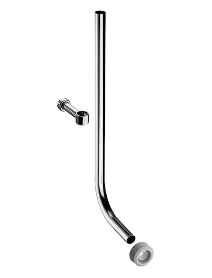 WC-Spülrohrgarnitur, chrom