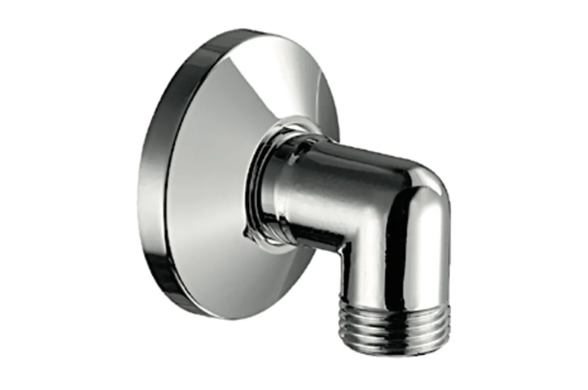 Wandanschlussbogen, Schubrosette Ø 54 mm, DN 15 G 1/2 AG mit ASAG easy, DN 15 G 1/2 AG, chrom