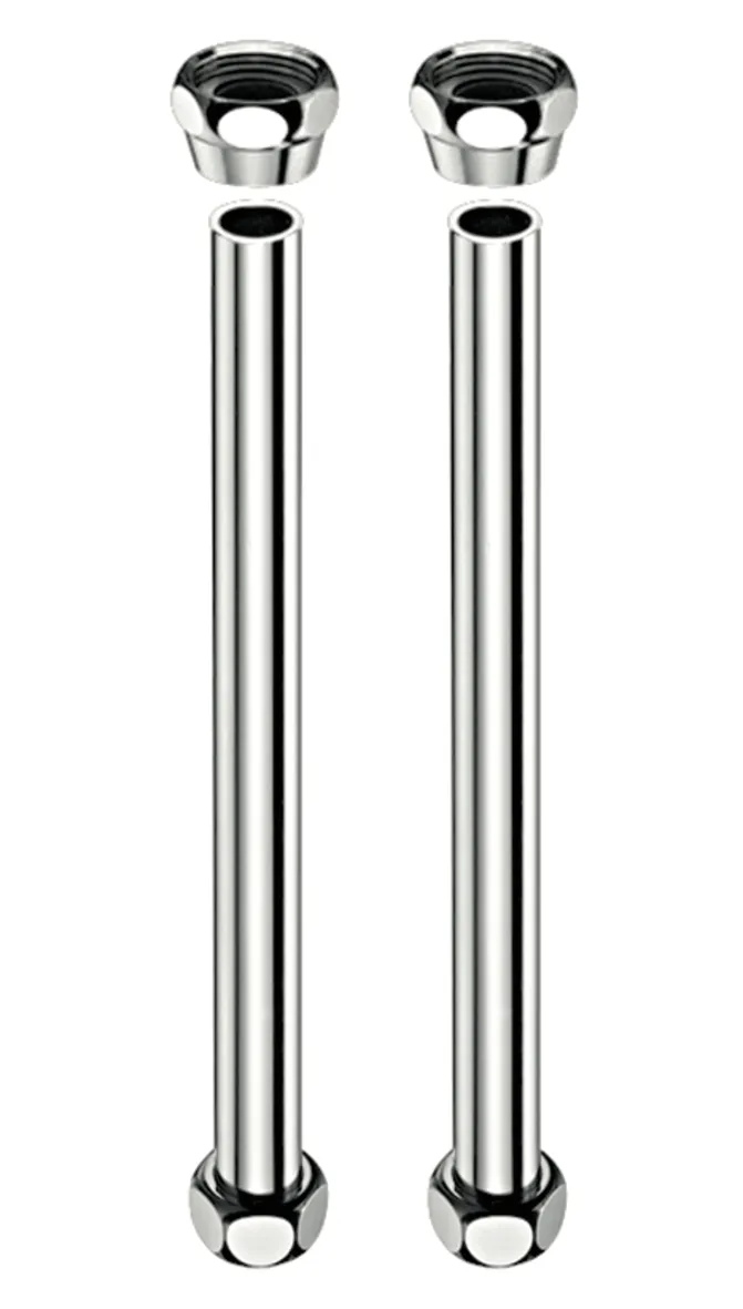 Anschluss-Verrohrungsset Duschpaneel, G 3/4 IG, G 1/2 IG, 500 mm, chrom