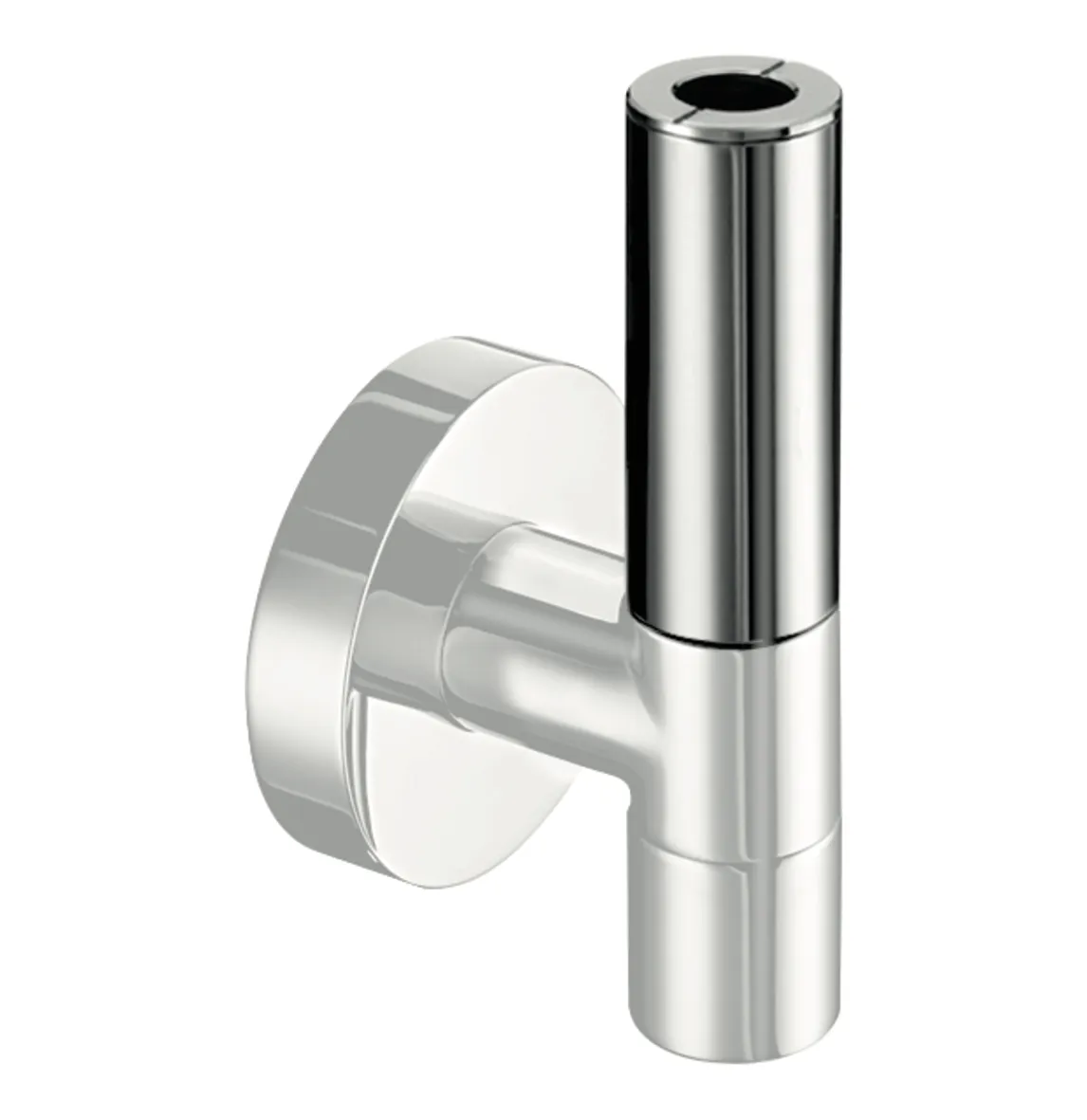 Eckventil Designblende, Baulänge: 70 mm, DN 10 G 3/8 IG, chrom