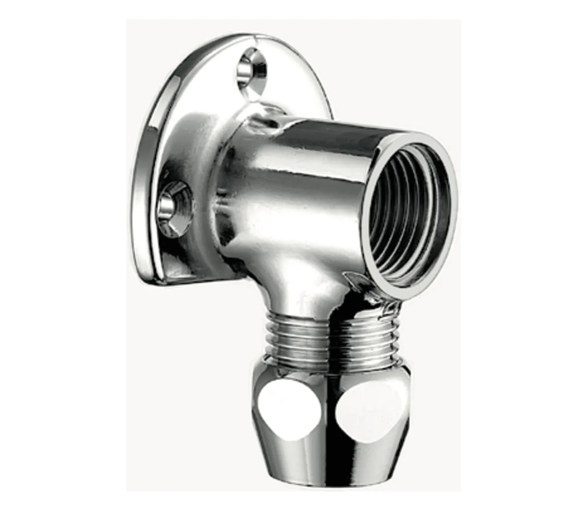 Wandscheibe, Ø 10 mm (DN 15 G 1/2 AG), DN 15 G 1/2 IG, chrom