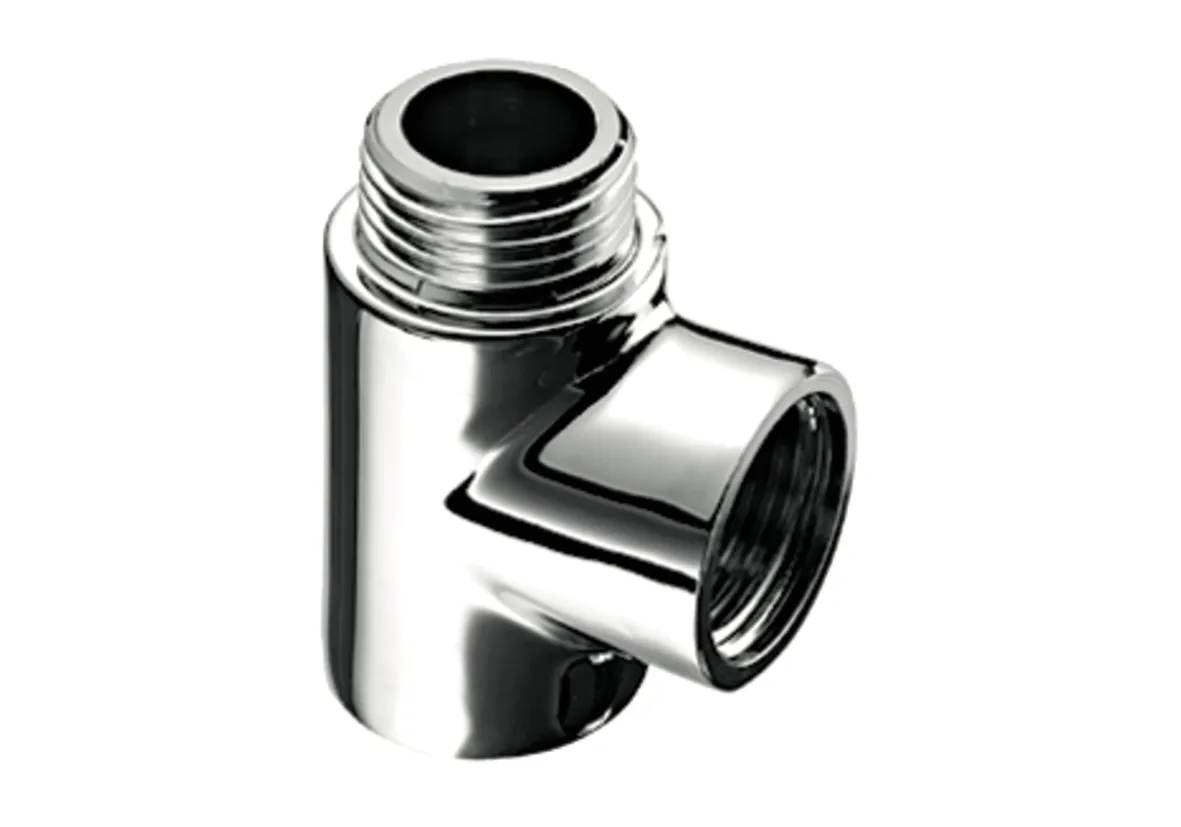 T-Stück, DN 15 G 1/2 AG, DN 15 G 1/2 IG, chrom