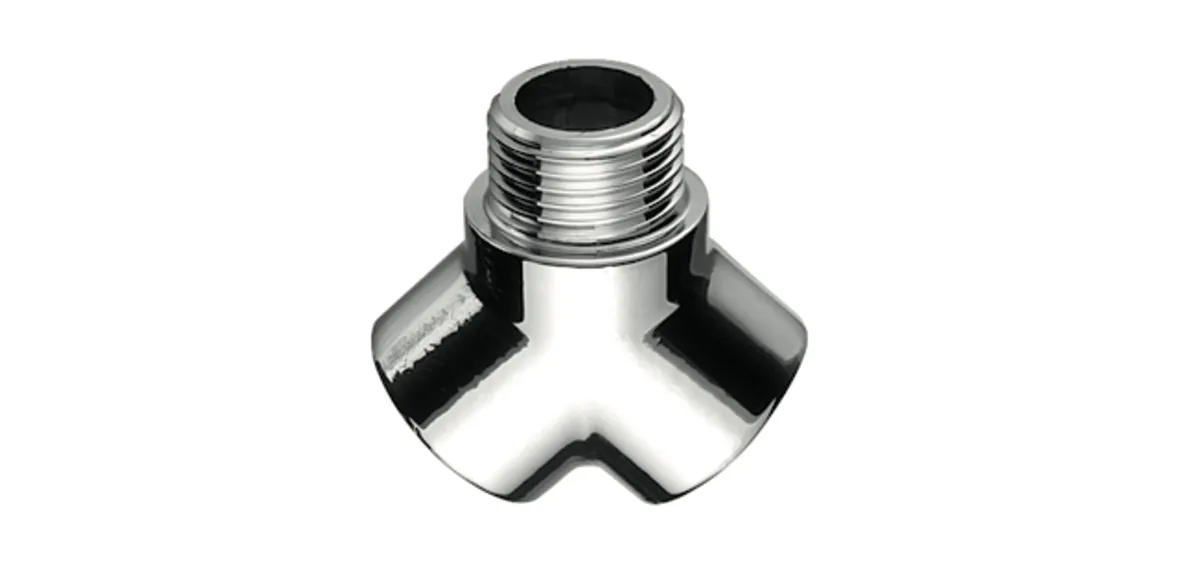Gabelstück, DN 15 G 1/2 AG, 2x DN 15 G 1/2 IG, chrom