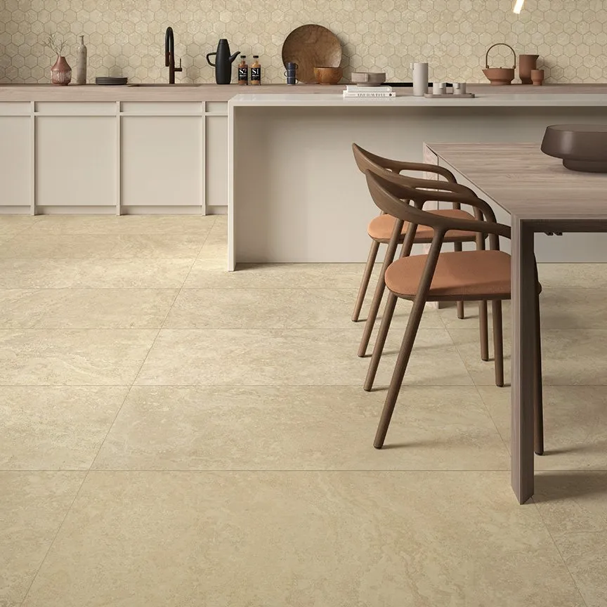 CASTELVETRO FLIESEN ROMA BEIGE NATURAL REKTIFIZIERT 60X120