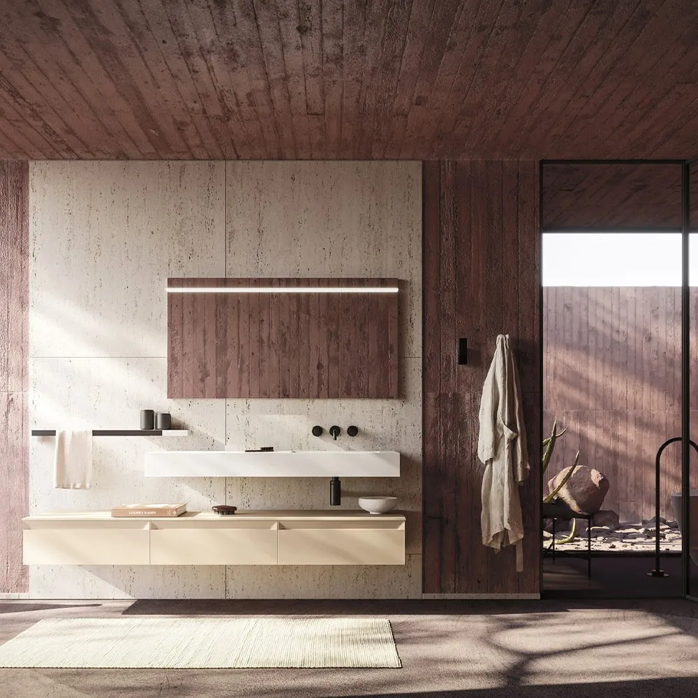 ARBI FOLD 03 WANDAUFSATZ, WASCHBECKEN, SCHUBLADEN-UNTERSCHRANK, SPIEGEL