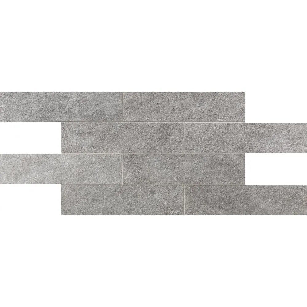 LEA CERAMICHE FLIESEN WATERFALL BRICK SILVER FLOW NATURAL REKT. 30X60