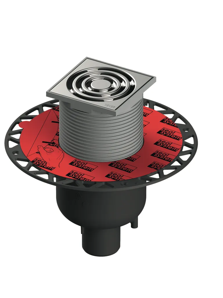 drainpoint S 130 Ablaufset senkrecht mit Seal System Universalflansch