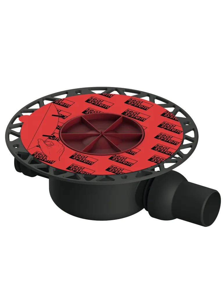 drainpoint S Ablauf DN 50 Norm mit Seal System Universalflansch