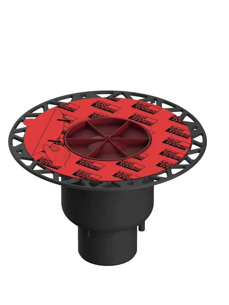 drainpoint S Ablauf DN 70 senkrecht mit Seal System Universalflansch