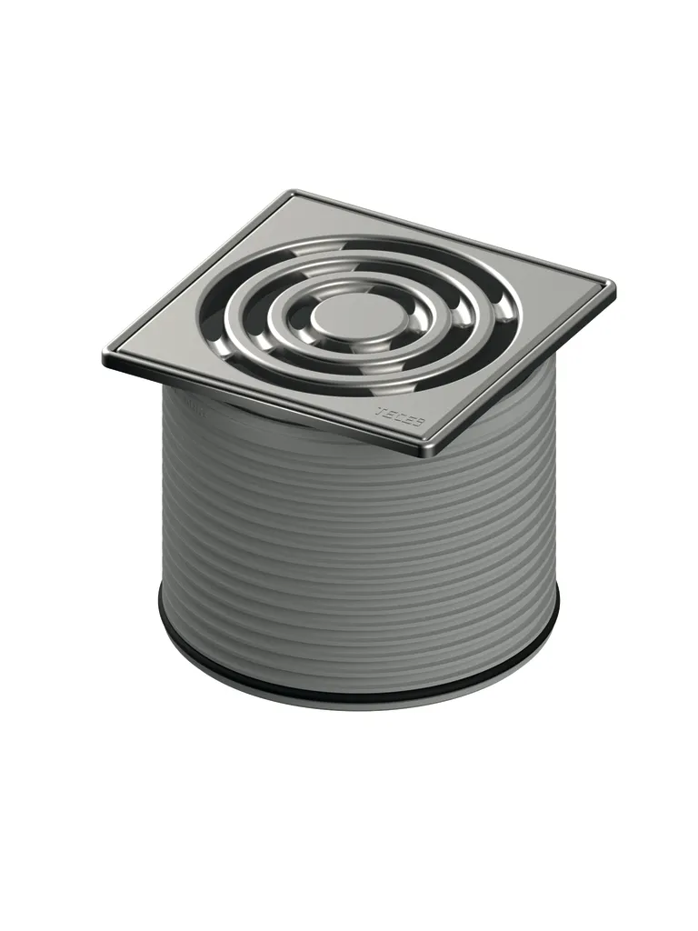 drainpoint S Rostrahmen Edelstahl, 100 mm, inkl. Designrost