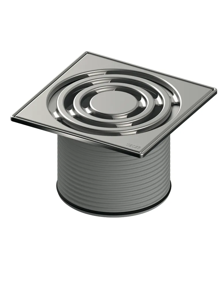 drainpoint S Rostrahmen Edelstahl, 150 mm, inkl. Designrost