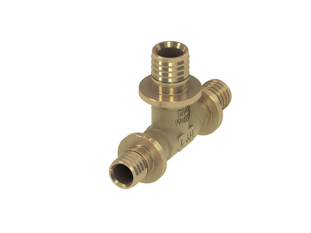 TECEflex T-Stück reduziert Dimension 16 × 20 × 16, Siliziumbronze