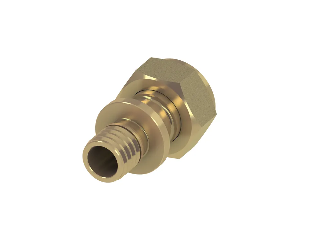 TECEflex Verschraubung, flachdichtend Dimension 16 × 3/4", Siliziumbronze