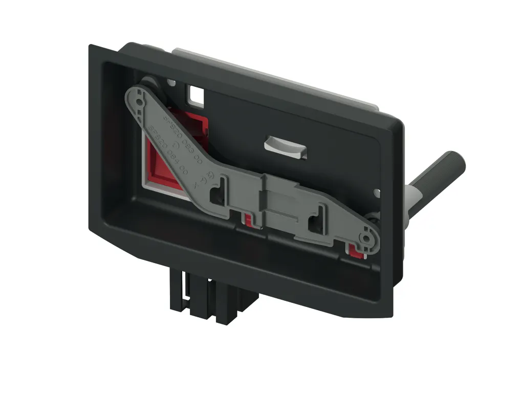 -Einwurfschacht II f. Reinigungstabs square II Metall/Glas und solid