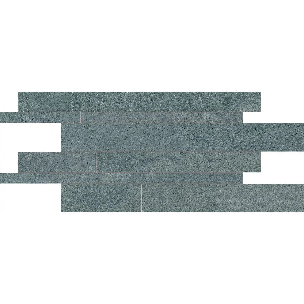 PROVENZA FLIESEN RE-PLAY CONCRETE LISTELLI SFALSATI VERDIGRIS NATURAL 30X60
