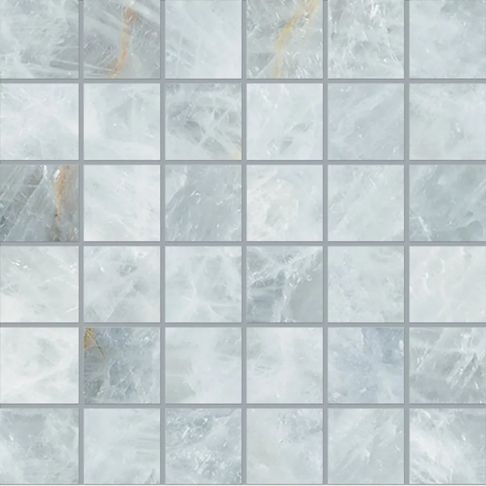 EMILCERAMICA TELE DI MARMO PRECIOUS MOSAIK CRYSTAL AZURE SILKTECH 30X30