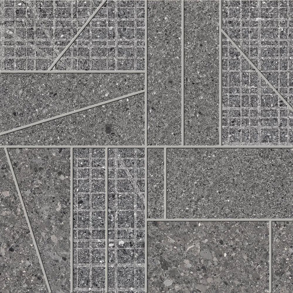 ERGON GRAIN STONE MOSAICO BIG MIX DARK NATURAL 30X30