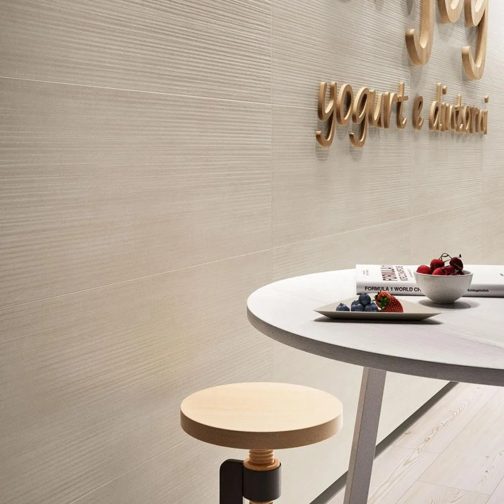 MARAZZI FLIESEN MATERIKA STRUTTURA SPATULA 3D BEIGE REKTIFIZIERT 40X120