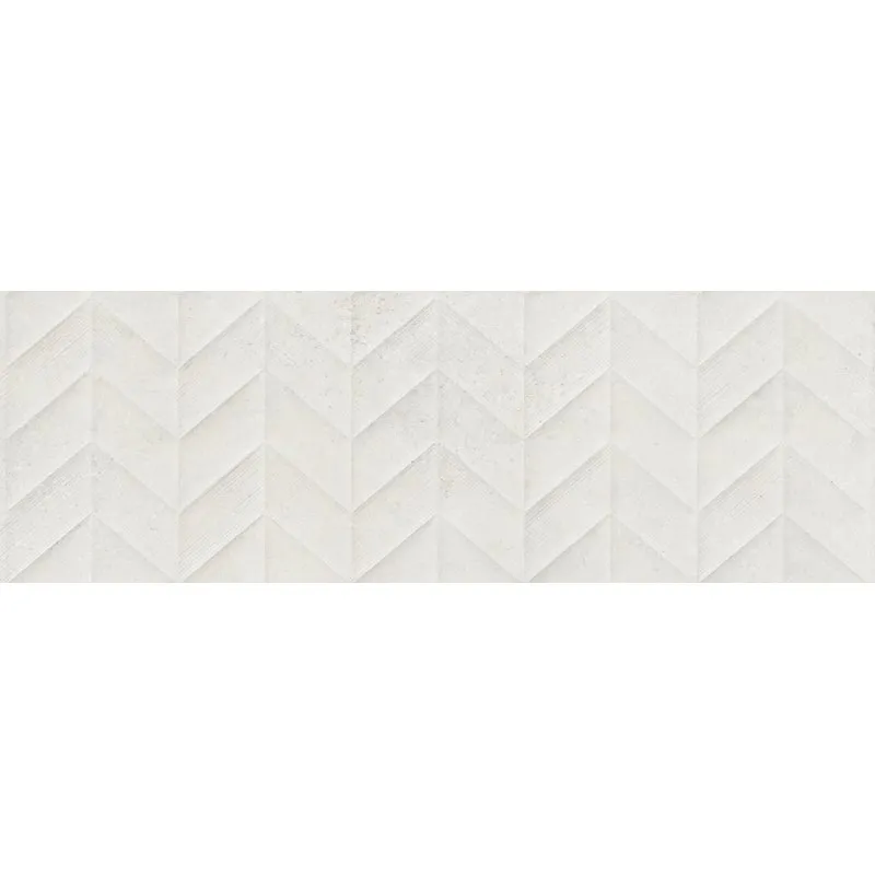 MARAZZI WORK FLIESEN WHITE STRUTTURA SPIKE 3D NATURAL REKTIFIZIERT 30X90