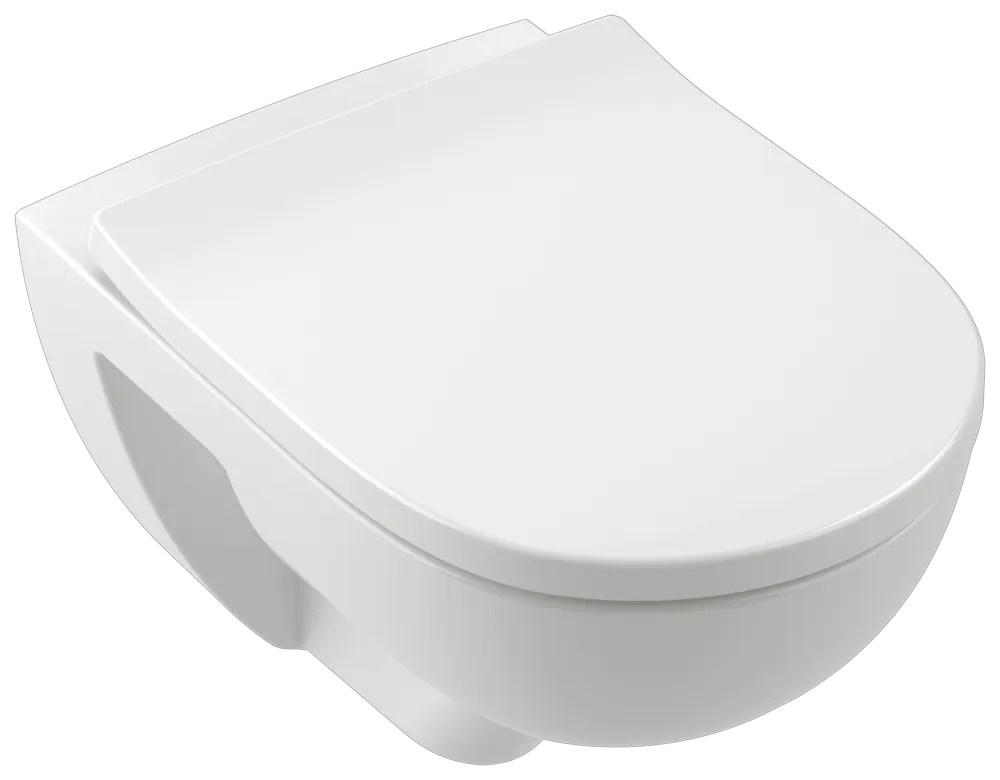 Combi-Pack O.novo 5660CL, 370 x 700 x 705 mm, Oval, wandhängend, Abgang waagerecht, mit TwistFlush[e³], Weiß Alpin