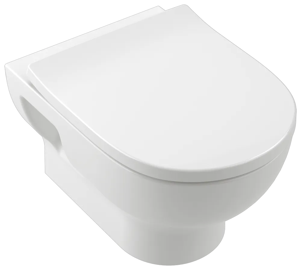 Combi-Pack O.novo 5C39CL, 360 x 520 x 312 mm, Oval, wandhängend, Abgang waagerecht, mit TwistFlush[e³], Weiß Alpin