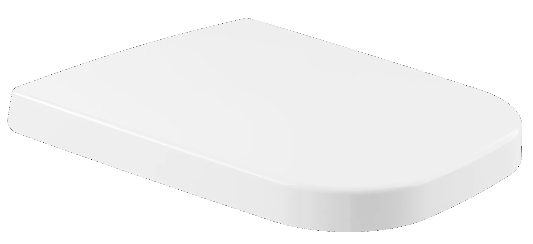 WC-Sitz „Joyce“ inkl. Deckel in Weiß Alpin, Quick Release, Soft Closing