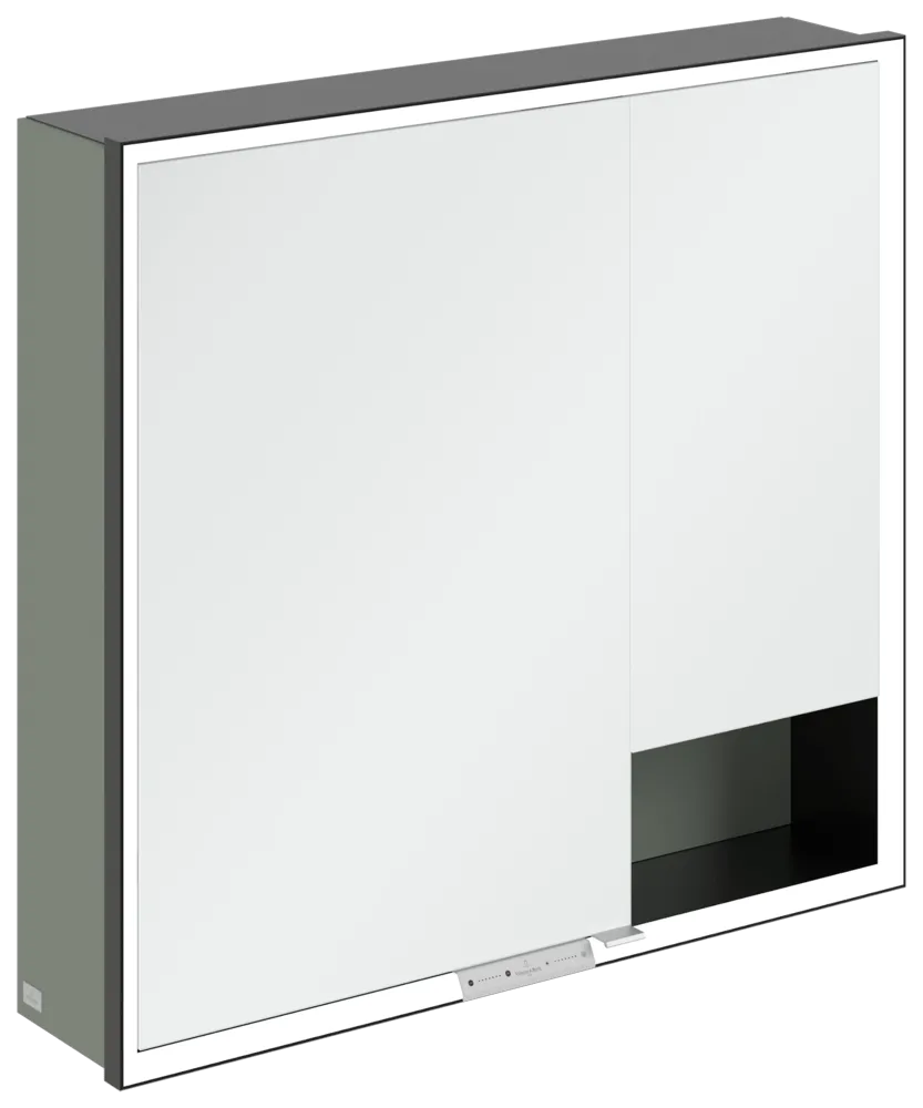 Villeroy & Boch Aufputz-Spiegelschrank „My View+“ 800 × 750 × 168 mm in Soft Green