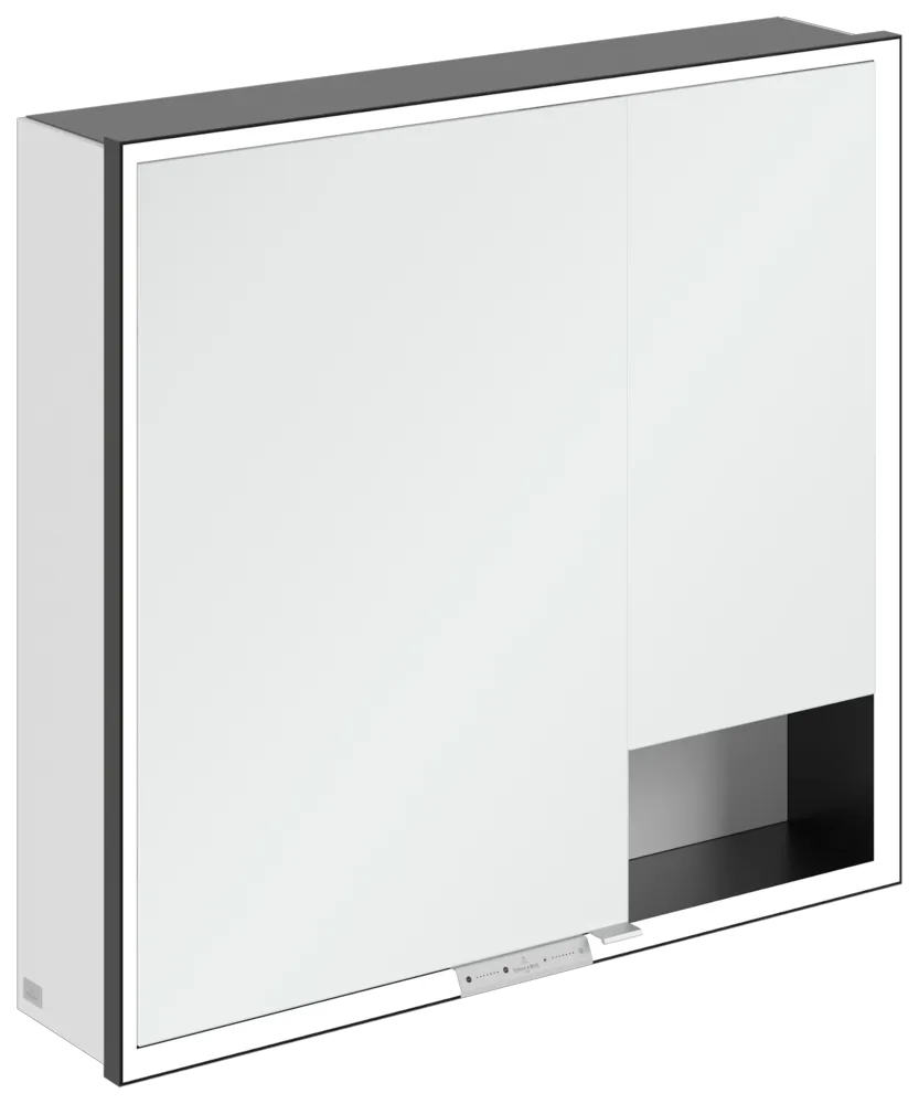 Villeroy & Boch Aufputz-Spiegelschrank „My View+“ 800 × 750 × 168 mm in Pure White