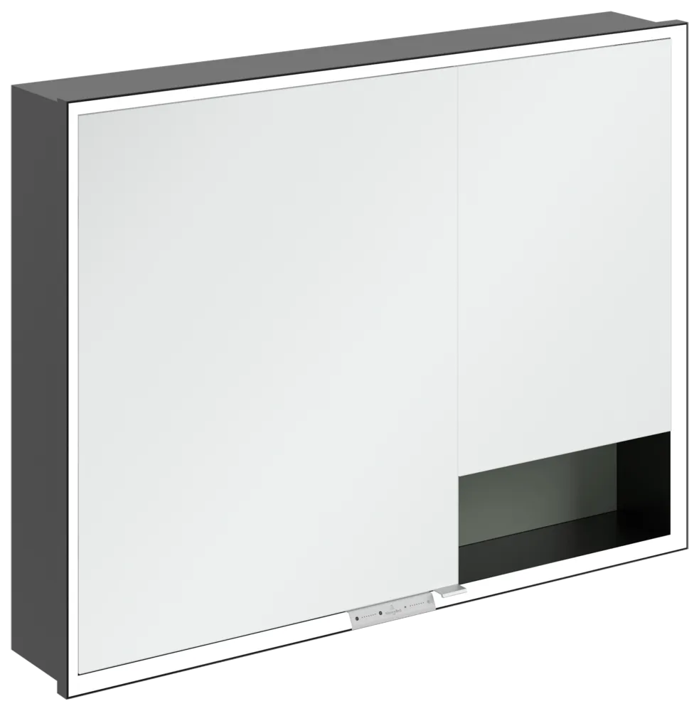 Villeroy & Boch Einbau-Spiegelschrank „My View+“ 1000 × 750 × 168 mm in Soft Green