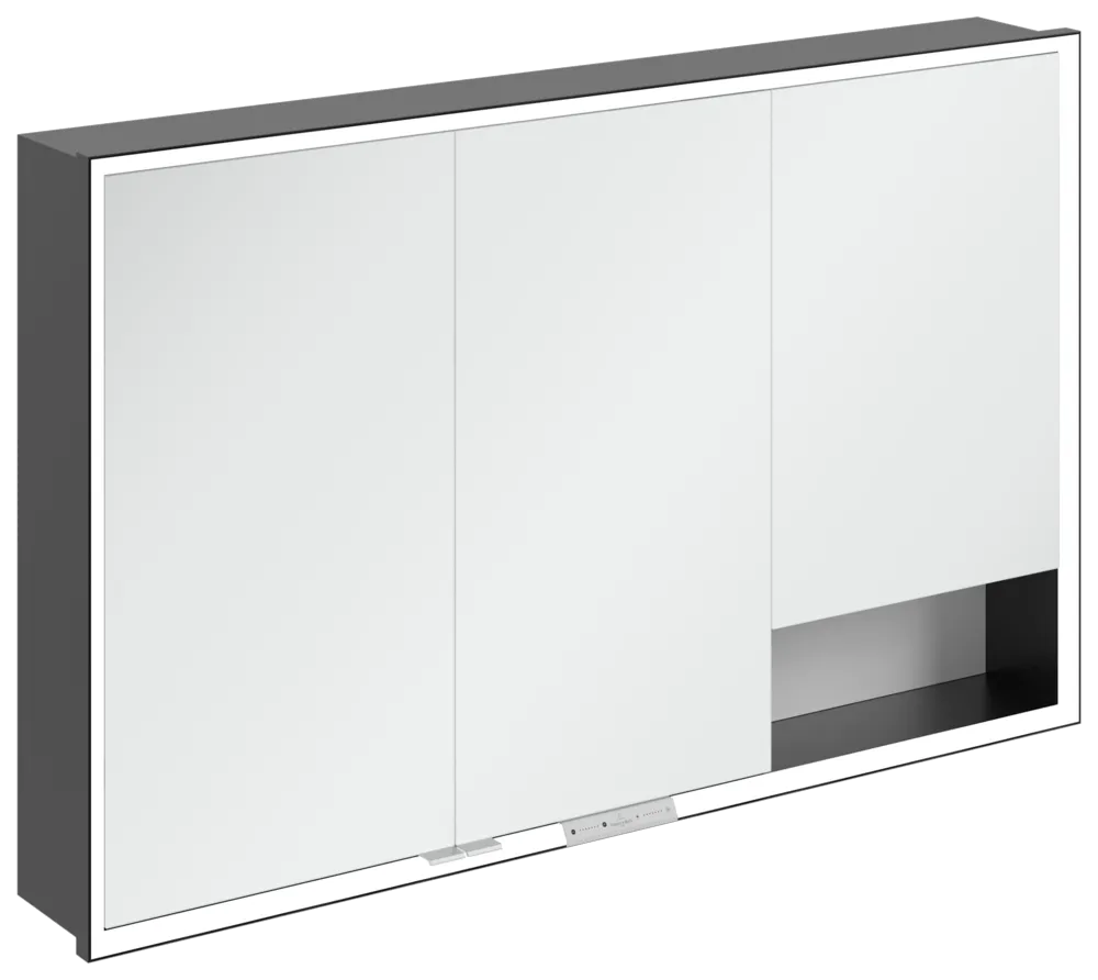 Villeroy & Boch Einbau-Spiegelschrank „My View+“ 1200 × 750 × 168 mm in Pure White