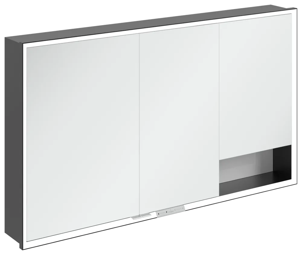 Villeroy & Boch Einbau-Spiegelschrank „My View+“ 1300 × 750 × 168 mm in Brilliant White
