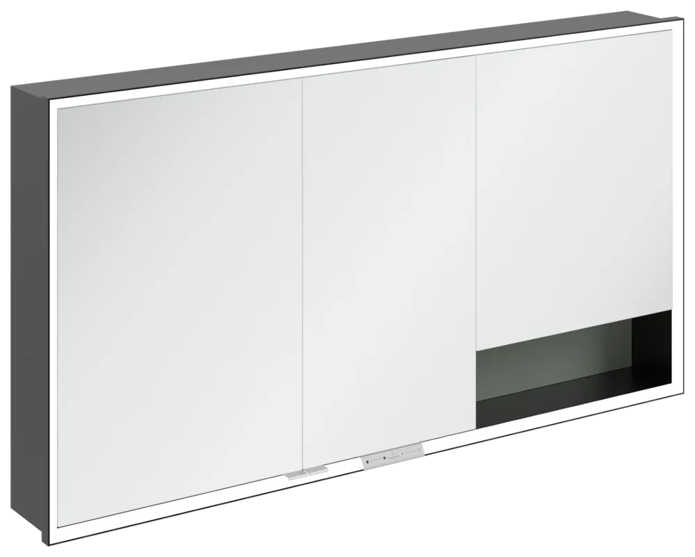 Villeroy & Boch Einbau-Spiegelschrank „My View+“ 1400 × 750 × 168 mm in Soft Green