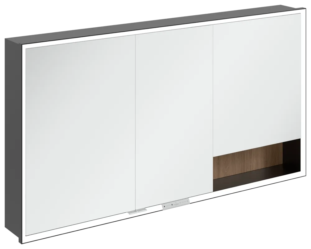 Villeroy & Boch Einbau-Spiegelschrank „My View+“ 1400 × 750 × 168 mm in Kansas Oak