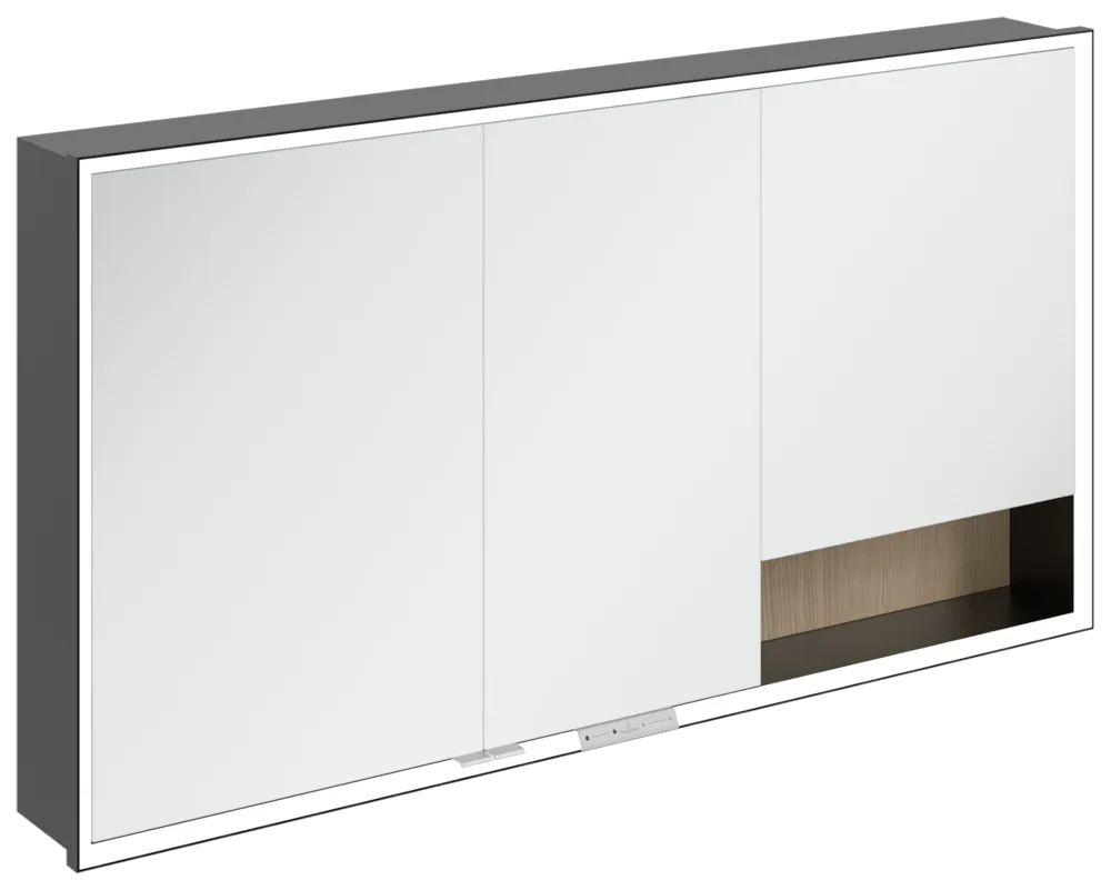 Villeroy & Boch Einbau-Spiegelschrank „My View+“ 1400 × 750 × 168 mm in Nordic Oak